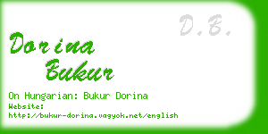 dorina bukur business card